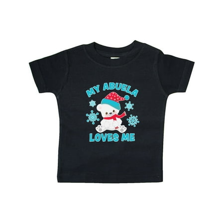 Inktastic Polar Bear My Abuela Loves Me in Santa Hat with Snowflakes Gift Baby Boy or Baby Girl T-Shirt
Inktastic Polar Bear My Abuela Loves Me in Santa Hat with Snowflakes Gift Baby Boy or Baby Girl T-Shirt