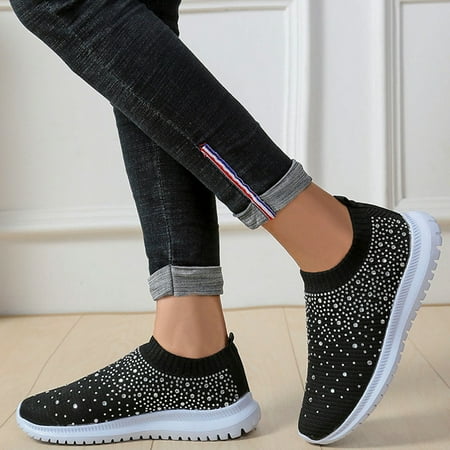 Women‘s Casual Running Sports Shoes Fashion Rainbow Stripes Rhinestone Woven Slip On Sneakers Women‘s Footwear
Women‘s Casual Running Sports Shoes Fashion Rainbow Stripes Rhinestone Woven Slip On Sneakers Women‘s Footwear
