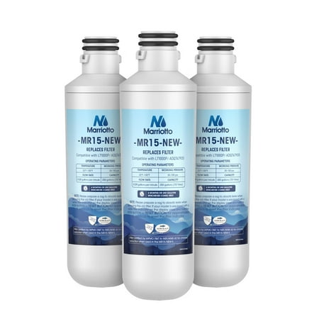 MARRIOTTO LT1000PC Refrigerator Water Filter Water Filter ADQ747935 Compatible with LT1000PC LT1000PC/PCS LT-1000PC MDJ64844601 ADQ747935 ADQ74793504 Water Filter 3 Pack
MARRIOTTO LT1000PC Refrigerator Water Filter Water Filter ADQ747935 Compatible with LT1000PC LT1000PC/PCS LT-1000PC MDJ64844601 ADQ747935 ADQ74793504 Water Filter 3 Pack