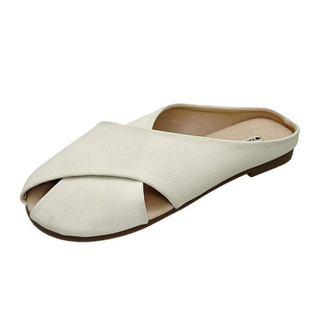 Dtydtpe Fashion Summer Women Slippers Strap Fish Mouth Solid Color Flat Casual Comfortable Slippers for Women Wedding Arch Support Slippers for Women Heated Slippers for Women House Slippers for
Dtydtpe Fashion Summer Women Slippers Strap Fish Mouth Solid Color Flat Casual Comfortable Slippers for Women Wedding Arch Support Slippers for Women Heated Slippers for Women House Slippers for