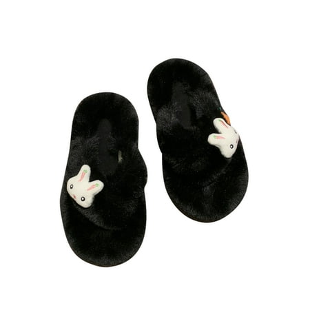 GENILU Women Casual Slip On Winter Warm Shoe Wear-Resistant Rabbit Indoor Cozy Cross Band Warm Slipper Black 4.5
GENILU Women Casual Slip On Winter Warm Shoe Wear-Resistant Rabbit Indoor Cozy Cross Band Warm Slipper Black 4.5