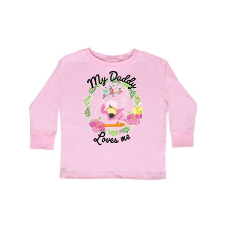 Inktastic Baby Flamingo My Daddy Loves Me in Flower Wreath Gift Toddler Boy or Toddler Girl Long Sleeve T-Shirt
Inktastic Baby Flamingo My Daddy Loves Me in Flower Wreath Gift Toddler Boy or Toddler Girl Long Sleeve T-Shirt
