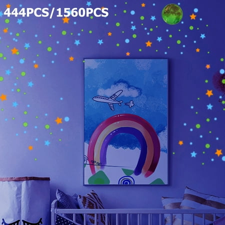 BUTORY Fluorescent Wall Ceiling Sticker Glow Wall Stickers Colourful Wall Decal PVC Ceiling Stickers Home Decoration for Children Bedroom Living Room
BUTORY Fluorescent Wall Ceiling Sticker Glow Wall Stickers Colourful Wall Decal PVC Ceiling Stickers Home Decoration for Children Bedroom Living Room