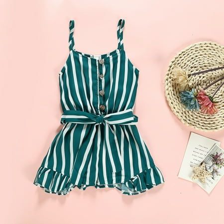 RPVATI Baby Girls Button Bowknot Rompers Striped Infant Toddler Jumpsuit Summer Sleeveless Cotton Outfits 6M-4T
RPVATI Baby Girls Button Bowknot Rompers Striped Infant Toddler Jumpsuit Summer Sleeveless Cotton Outfits 6M-4T