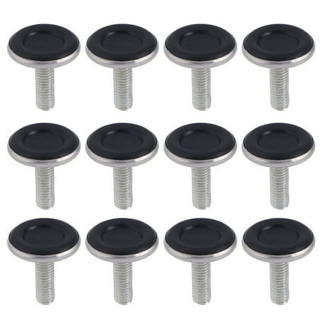 FRCOLOR 12 PCS Heavy Duty Furniture Leveler Adjustable Tee Nuts Leg Levelers for Cabinet Table Furniture Use - M8x25mm (Black)
FRCOLOR 12 PCS Heavy Duty Furniture Leveler Adjustable Tee Nuts Leg Levelers for Cabinet Table Furniture Use - M8x25mm (Black)