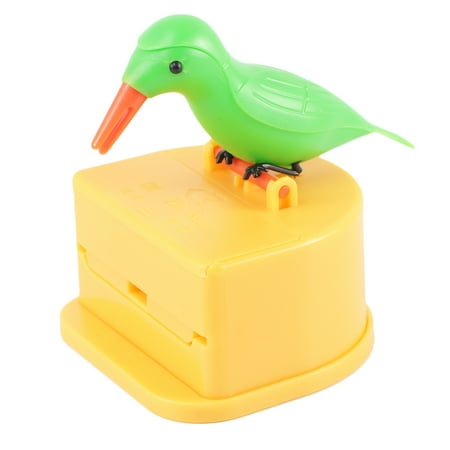 Adorable Bird Pecking Shape Toothpick Case Hand Press Toothpick Holder Automatic Household Toothpick Dispenser Home Room Decorati
Adorable Bird Pecking Shape Toothpick Case Hand Press Toothpick Holder Automatic Household Toothpick Dispenser Home Room Decorati