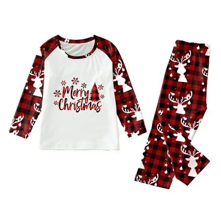 Parent Child Matching Family Pajama Set Christmas Pajamas Cute Letter Print Long Sleeve T Shirt And Trousers Homewear Soft And Comfortable Kids
Parent Child Matching Family Pajama Set Christmas Pajamas Cute Letter Print Long Sleeve T Shirt And Trousers Homewear Soft And Comfortable Kids