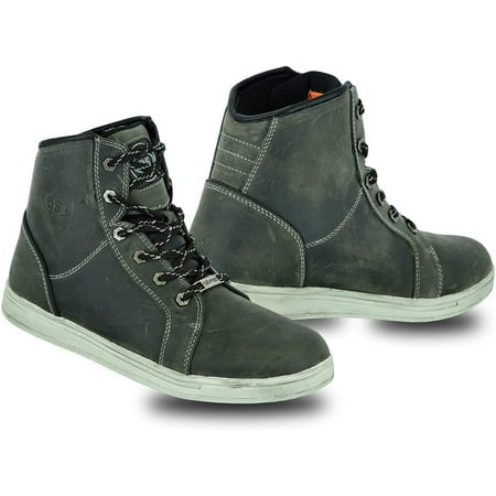 Daniel Smart Men’s Motorcycle Leather Shoes – Full Grain Waterproof Boots with Lace-up Closure & Lightweight Rubber Outsole
Daniel Smart Men’s Motorcycle Leather Shoes – Full Grain Waterproof Boots with Lace-up Closure & Lightweight Rubber Outsole