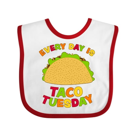 Inktastic Every Day is Taco Tuesday Gift Baby Boy or Baby Girl Bib