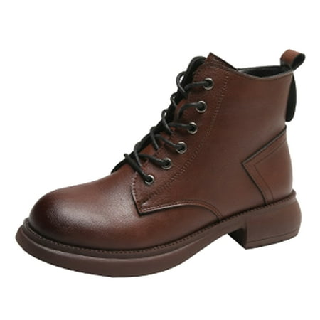 HSMQHJWE Tan Boots For Women Womens Rain Boots Fashion Women Artificial Leather Solid Color Autumn Thick Sole Square Heels Zipper Short Booties Round Toe Shoes Immobilizing Boot Large
HSMQHJWE Tan Boots For Women Womens Rain Boots Fashion Women Artificial Leather Solid Color Autumn Thick Sole Square Heels Zipper Short Booties Round Toe Shoes Immobilizing Boot Large