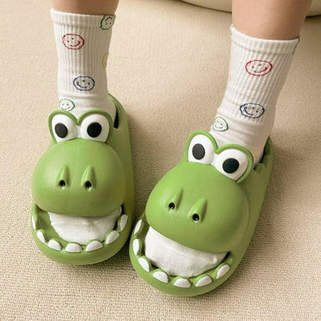 CoCopeanut BEVERGREEN Dinosaur Slippers Women Outdoor Beach Sandals Men Slides Summer New Couple Shoes Non-Slip EVA Indoor Fun Slippers
CoCopeanut BEVERGREEN Dinosaur Slippers Women Outdoor Beach Sandals Men Slides Summer New Couple Shoes Non-Slip EVA Indoor Fun Slippers