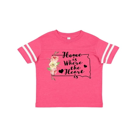 Inktastic South Dakota Home is Where The Heart is with Watercolor Floral Gift Toddler Toddler Girl T-Shirt
Inktastic South Dakota Home is Where The Heart is with Watercolor Floral Gift Toddler Toddler Girl T-Shirt