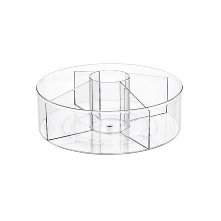 iDesign iDesign 03850 Divided Kitchen Bin Clear Plastic