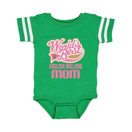 Inktastic English Bulldog Mom (Dog Breed) Gift Baby Girl Bodysuit