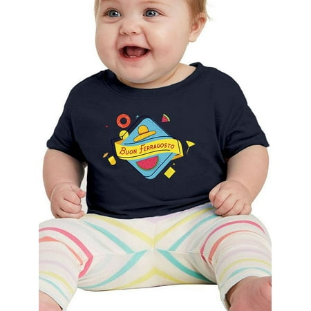 Buon Ferragosto Cocktails T-Shirt Infant -Image by Shutterstock 6 Months 
Buon Ferragosto Cocktails T-Shirt Infant -Image by Shutterstock 6 Months