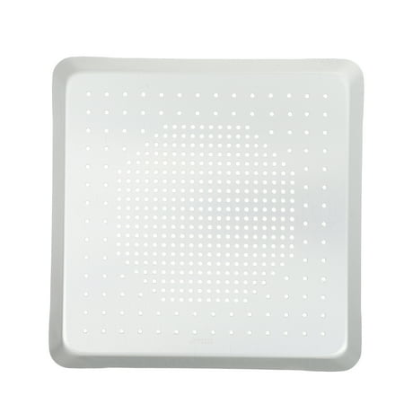 1Pc Aluminium Alloy Pizza Baking Pan Practical Pizza Tray Baking Tool (Silver)