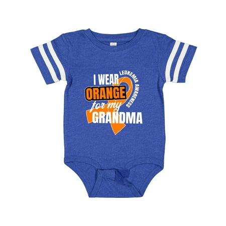 Inktastic I Wear Orange for My Grandma Leukemia Awareness Gift Baby Boy or Baby Girl Bodysuit
Inktastic I Wear Orange for My Grandma Leukemia Awareness Gift Baby Boy or Baby Girl Bodysuit