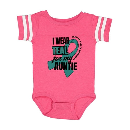 Inktastic I Wear Teal For My Auntie Ovarian Cancer Awareness Gift Baby Boy or Baby Girl Bodysuit
Inktastic I Wear Teal For My Auntie Ovarian Cancer Awareness Gift Baby Boy or Baby Girl Bodysuit