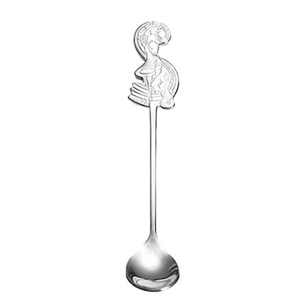 Xinqinghao Stainless Steel Coffee Spoon Musical Instrument Spoon Dancing Girl Spoon Ice Spoon Drink Mixing Spoon Color Spoon Handle Spoon Tableware Kitchen Gadgets A
Xinqinghao Stainless Steel Coffee Spoon Musical Instrument Spoon Dancing Girl Spoon Ice Spoon Drink Mixing Spoon Color Spoon Handle Spoon Tableware Kitchen Gadgets A