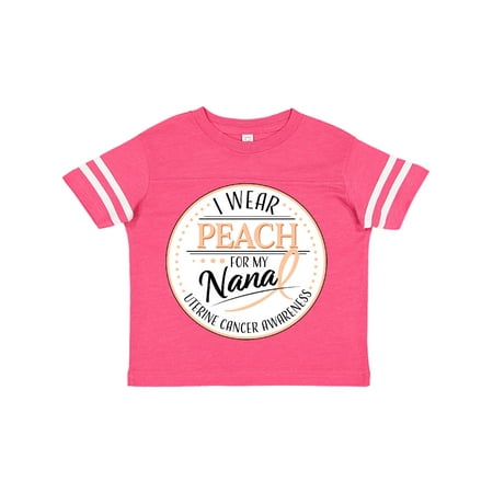 Inktastic I Wear Peach for my Nana - Uterine Cancer Awareness Gift Toddler Boy or Toddler Girl T-Shirt
Inktastic I Wear Peach for my Nana - Uterine Cancer Awareness Gift Toddler Boy or Toddler Girl T-Shirt