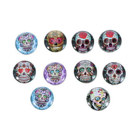 10pcs Halloween Skull Fridge Magnets Time Refrigerator Magnetic Sticker Home Decor Mixed Patterns
10pcs Halloween Skull Fridge Magnets Time Refrigerator Magnetic Sticker Home Decor Mixed Patterns