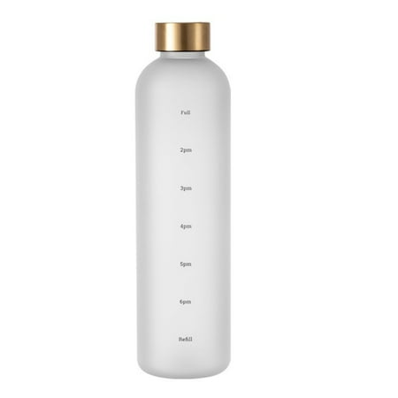 SEEKFUNNING 32oz Motivational Sports Water Bottle with Time Marker BPA-Free Leakproof Water Cup White
SEEKFUNNING 32oz Motivational Sports Water Bottle with Time Marker BPA-Free Leakproof Water Cup White