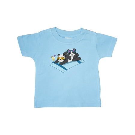 Inktastic Sunbathing Baby Pandas Gift Baby Boy or Baby Girl T-Shirt
