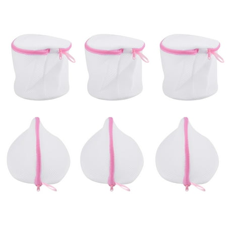 Mesh Laundry Bag 6 in 1 Set with Zips Handle Small Triangle-Shape x 3/Cylinder x 3 Laundry Net Lingerie Wash Bags 6 Reusable Washing Machine for Bra/Underwear/Socks
Mesh Laundry Bag 6 in 1 Set with Zips Handle Small Triangle-Shape x 3/Cylinder x 3 Laundry Net Lingerie Wash Bags 6 Reusable Washing Machine for Bra/Underwear/Socks