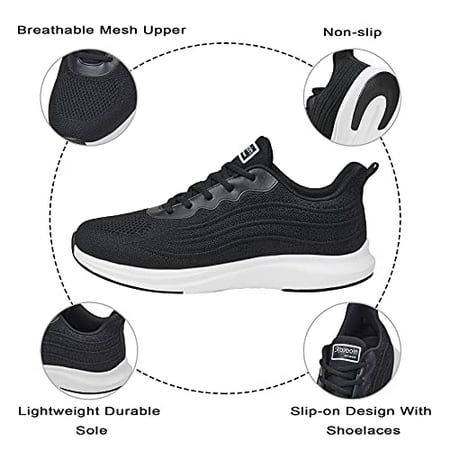 Tennis Shoes Sneakers Mens/Womens Athletic Running Shoes Non Slip Lightweight Breathable Mesh Fashion Sneakers for Walking Gym Workout Jogging
Tennis Shoes Sneakers Mens/Womens Athletic Running Shoes Non Slip Lightweight Breathable Mesh Fashion Sneakers for Walking Gym Workout Jogging