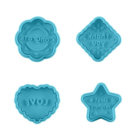 Yinmgmhj 4PC Cookie Molds With Good Wishes Cookies Cutters Design Shapes Biscuit Moulds
Yinmgmhj 4PC Cookie Molds With Good Wishes Cookies Cutters Design Shapes Biscuit Moulds