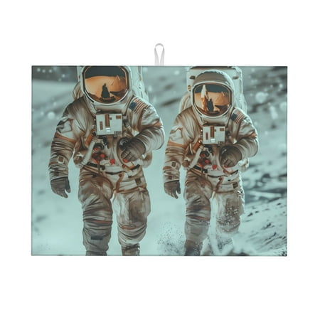 Sigee Astronauts On Lunar Mission for Dish Drying Mat for Kitchen Counter Premium Kitchen Drying Mat 18 x 24 Dish Drying Pad
Sigee Astronauts On Lunar Mission for Dish Drying Mat for Kitchen Counter Premium Kitchen Drying Mat 18 x 24 Dish Drying Pad