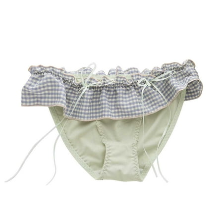 ZMHEGW Womens Panties Cute Plaid Lace Bow Low Waist Ladies Underwear Women Thongs 3 Pack
ZMHEGW Womens Panties Cute Plaid Lace Bow Low Waist Ladies Underwear Women Thongs 3 Pack
