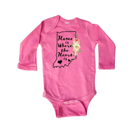 Inktastic Indiana Home is Where the Heart is with Watercolor Floral Gift Baby Boy or Baby Girl Long Sleeve Bodysuit
Inktastic Indiana Home is Where the Heart is with Watercolor Floral Gift Baby Boy or Baby Girl Long Sleeve Bodysuit