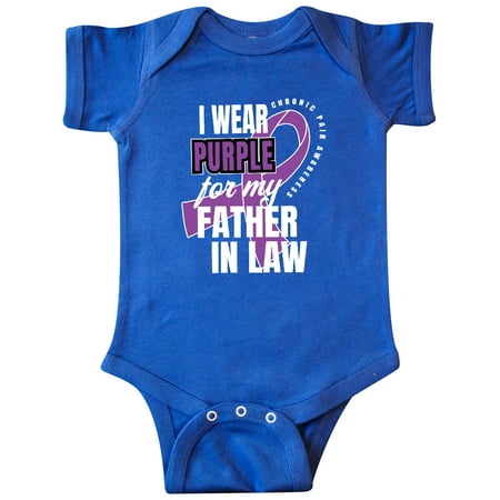 Inktastic Chronic Pain I Wear Purple For My Father in Law Gift Baby Boy or Baby Girl Bodysuit
Inktastic Chronic Pain I Wear Purple For My Father in Law Gift Baby Boy or Baby Girl Bodysuit