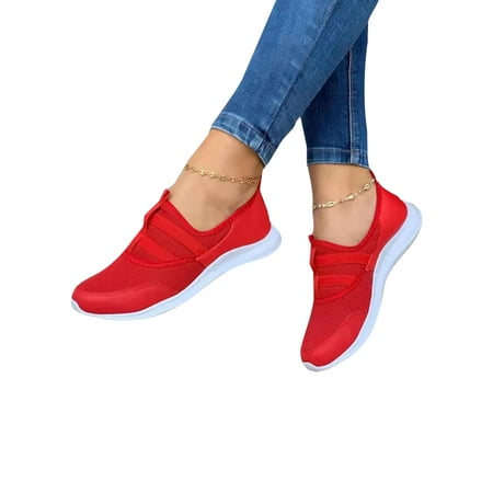 Harsuny Women s Sports Lightweight Flats Mesh Non-Slip Walking Shoes Running Breathable Red 5
Harsuny Women s Sports Lightweight Flats Mesh Non-Slip Walking Shoes Running Breathable Red 5