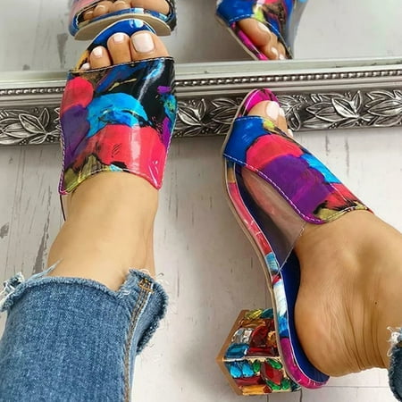 MRULIC slippers for women Women s Fashion Wedges Printing Round Toe Slippers High Heels Slip On Shoes house slippers for women Purple + US:8.5
MRULIC slippers for women Women s Fashion Wedges Printing Round Toe Slippers High Heels Slip On Shoes house slippers for women Purple + US:8.5