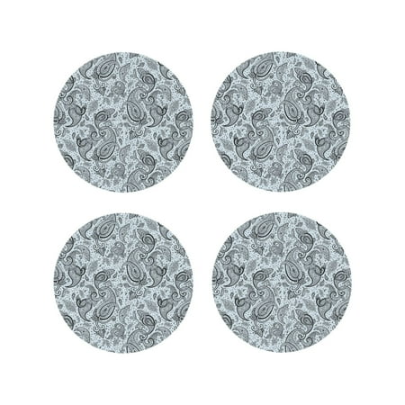Drink Coasters Set of 4 Black White Paisley Leather Coasters for Coffee Table Protector Heat Resistant Cute Coasters for Home Decor Housewarming Gifts Bar Kitchen 4 Inch Round Shape
Drink Coasters Set of 4 Black White Paisley Leather Coasters for Coffee Table Protector Heat Resistant Cute Coasters for Home Decor Housewarming Gifts Bar Kitchen 4 Inch Round Shape