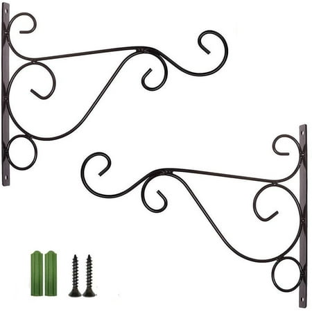 2PCS Metal Plant Bracket Iron Wall Mount Lanterns Hangers for Hanging Bird Feeders Lanterns Wind Chimes Planters Outdoor Decoration Hooks
2PCS Metal Plant Bracket Iron Wall Mount Lanterns Hangers for Hanging Bird Feeders Lanterns Wind Chimes Planters Outdoor Decoration Hooks