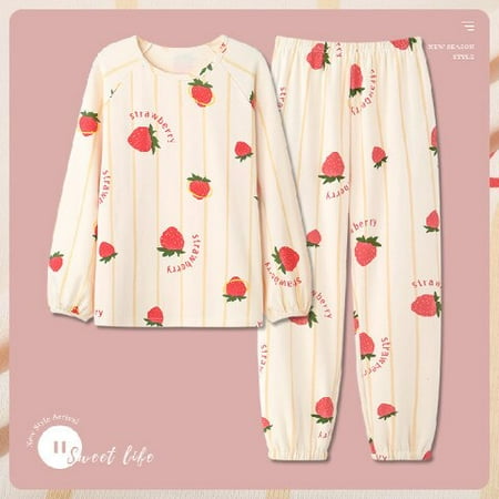 PIKADINGNIS Women Sleepwear Suit Autumn Winter Womens Cotton Long Sleeve Pajamas Set Loose Adult Mother Nightwear Set Soft HomeWear Clothes
PIKADINGNIS Women Sleepwear Suit Autumn Winter Womens Cotton Long Sleeve Pajamas Set Loose Adult Mother Nightwear Set Soft HomeWear Clothes