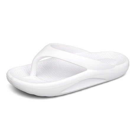 Juebong Couple Women Orthotic Flip Flops Arch Support Soft Thong Pillow Sandals Slippers White Size 10.5-11
Juebong Couple Women Orthotic Flip Flops Arch Support Soft Thong Pillow Sandals Slippers White Size 10.5-11