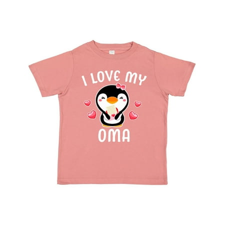 Inktastic I Love My Oma with Cute Penguin and Hearts Gift Toddler Toddler Girl T-Shirt
Inktastic I Love My Oma with Cute Penguin and Hearts Gift Toddler Toddler Girl T-Shirt