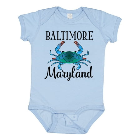 Inktastic Baltimore Maryland Vacation Blue Crab Gift Baby Boy or Baby Girl Bodysuit
Inktastic Baltimore Maryland Vacation Blue Crab Gift Baby Boy or Baby Girl Bodysuit