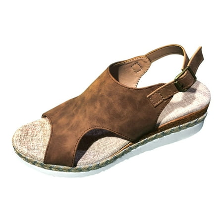 Youmylove Women Open Toe Sandals Vacation Wedge Sandals Platform Shoes Summer Comfy Beach Outdoor Walking Footwear
Youmylove Women Open Toe Sandals Vacation Wedge Sandals Platform Shoes Summer Comfy Beach Outdoor Walking Footwear