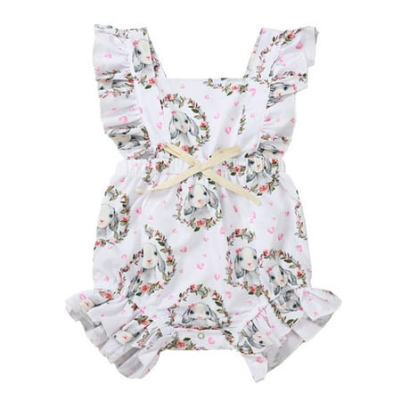 Binmer Newborn Infant Baby Girls Vest Easter Bunny Floral Print Ruffled Romper Bodysuit
Binmer Newborn Infant Baby Girls Vest Easter Bunny Floral Print Ruffled Romper Bodysuit