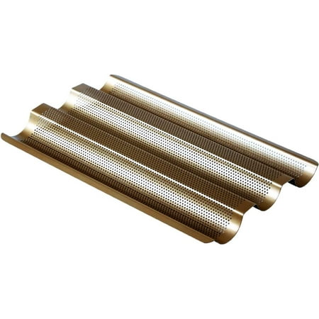 French Baguette Baking Tray Non-Stick French Bread Pan Mold Perforated