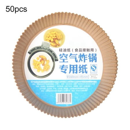 BueatyH 50Pcs Air-Fryer Liners Food Grade Greaseproof Paper Air-Fryer Oven Round Liners Baking Supplies for Home
BueatyH 50Pcs Air-Fryer Liners Food Grade Greaseproof Paper Air-Fryer Oven Round Liners Baking Supplies for Home
