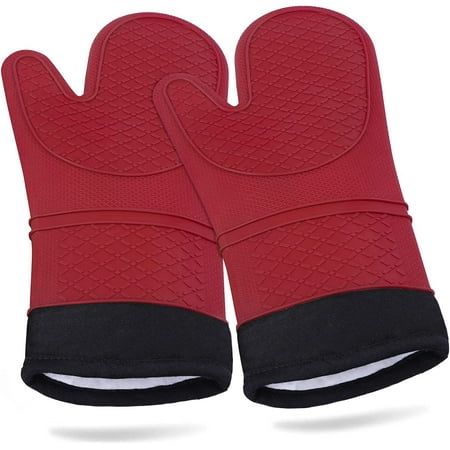 Oven Mitts 1 Pair of Quilted Terry Cloth Cotton Lining.Extra Long Professional Heat Resistant Kitchen Oven Gloves.16 Inch
Oven Mitts 1 Pair of Quilted Terry Cloth Cotton Lining.Extra Long Professional Heat Resistant Kitchen Oven Gloves.16 Inch
