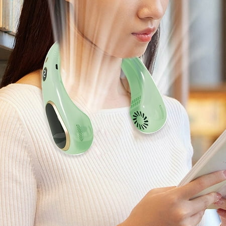 Lizheee Cordless Fan Digital Display Neck Hanging Outdoor Sports Portable USB Mini Neck Hanging Small Fan Neck Strap Bladeless Fan Suitable For Home Office
Lizheee Cordless Fan Digital Display Neck Hanging Outdoor Sports Portable USB Mini Neck Hanging Small Fan Neck Strap Bladeless Fan Suitable For Home Office