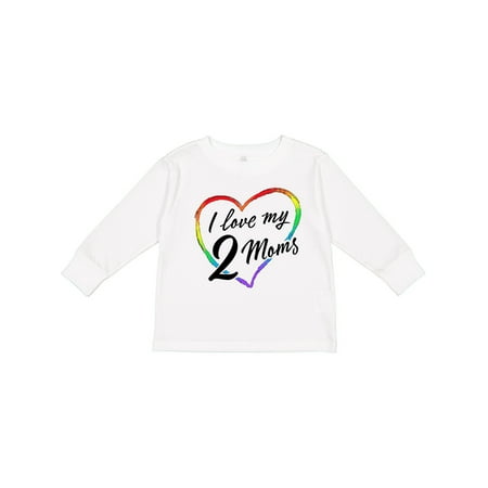 Inktastic I Love My 2 Moms with Rainbow Heart Gift Toddler Boy or Toddler Girl Long Sleeve T-Shirt
Inktastic I Love My 2 Moms with Rainbow Heart Gift Toddler Boy or Toddler Girl Long Sleeve T-Shirt