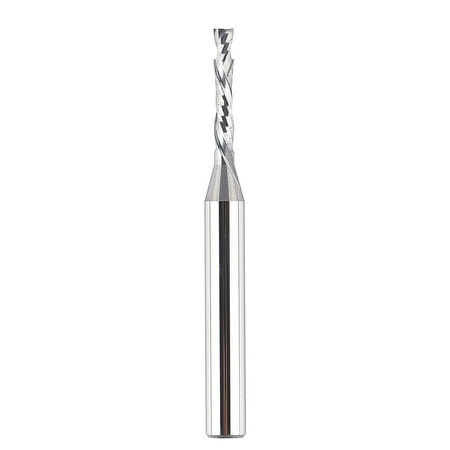 Spiral Router Bits Up&Down Compression Bit 1/8 inch Cutting Diameter 1/4 inch Shank HRC55 Solid Carbide CNC End Mill for Wood Carving Engraving Grinding
Spiral Router Bits Up&Down Compression Bit 1/8 inch Cutting Diameter 1/4 inch Shank HRC55 Solid Carbide CNC End Mill for Wood Carving Engraving Grinding